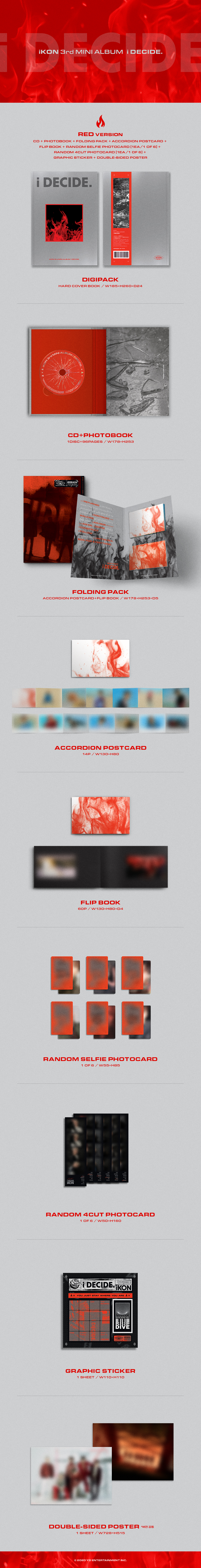 ktown4u.com : iKON - Mini Album Vol.3 [i DECIDE] (RED Ver.)